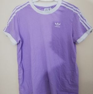 Adidas 3 Stripes Short Sleeve Shirt